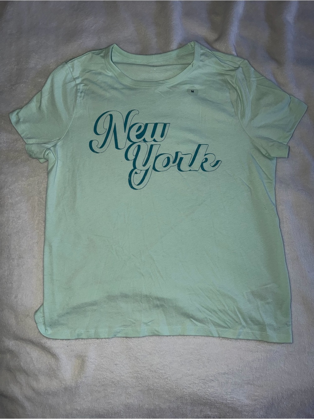 GAP Mint Green "New York" Graphic Tee